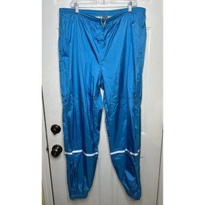 vintage 90s nike track pants electric blue w/reflective size XL dead-stock